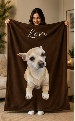 Forever By Your Side™ Personalized Pet Blanket