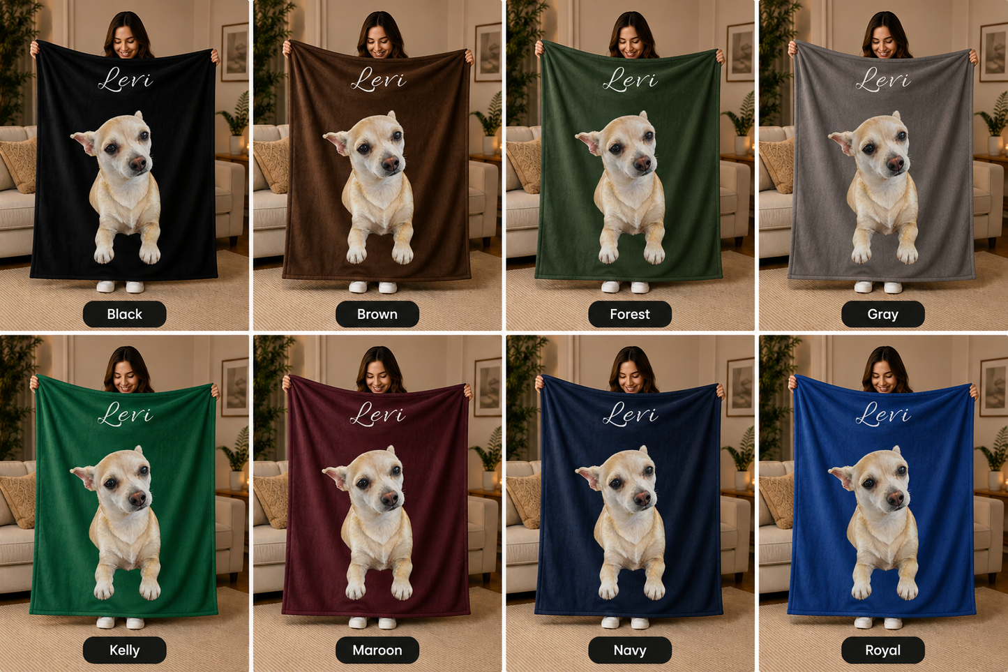 Forever By Your Side™ Personalized Pet Blanket