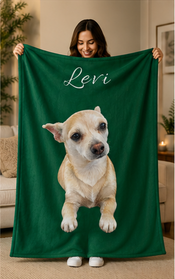 Forever By Your Side™ Personalized Pet Blanket