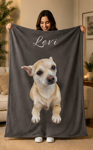 Forever By Your Side™ Personalized Pet Blanket