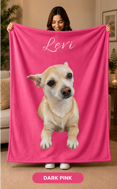 Forever By Your Side™ Personalized Pet Blanket