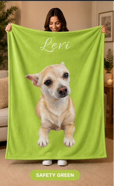 Forever By Your Side™ Personalized Pet Blanket