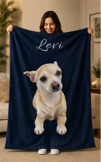 Forever By Your Side™ Personalized Pet Blanket